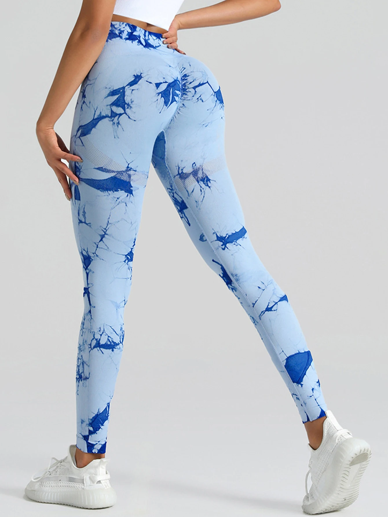 Legginsy damskie o prostym kroju, do połowy łydki, z średnim stanem, wygodne, podstawowe, modne spodnie.