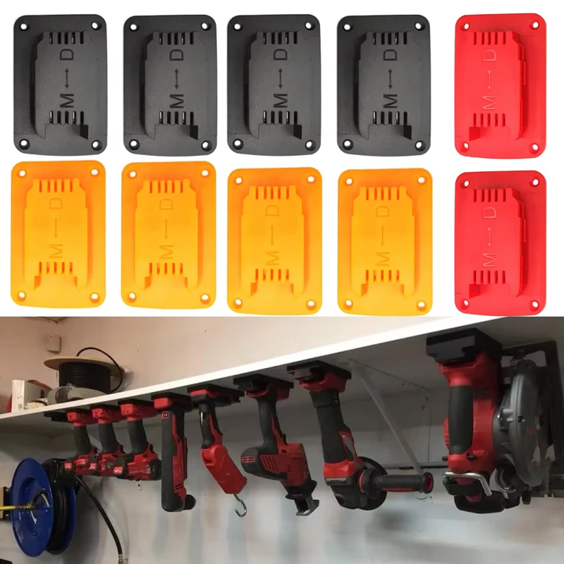 5/10pack For Dewalt 18V for Milwaukee 18V Tool Holder Drill Tools Holder Wall Mount Storage Bracket for Machine Display Stand