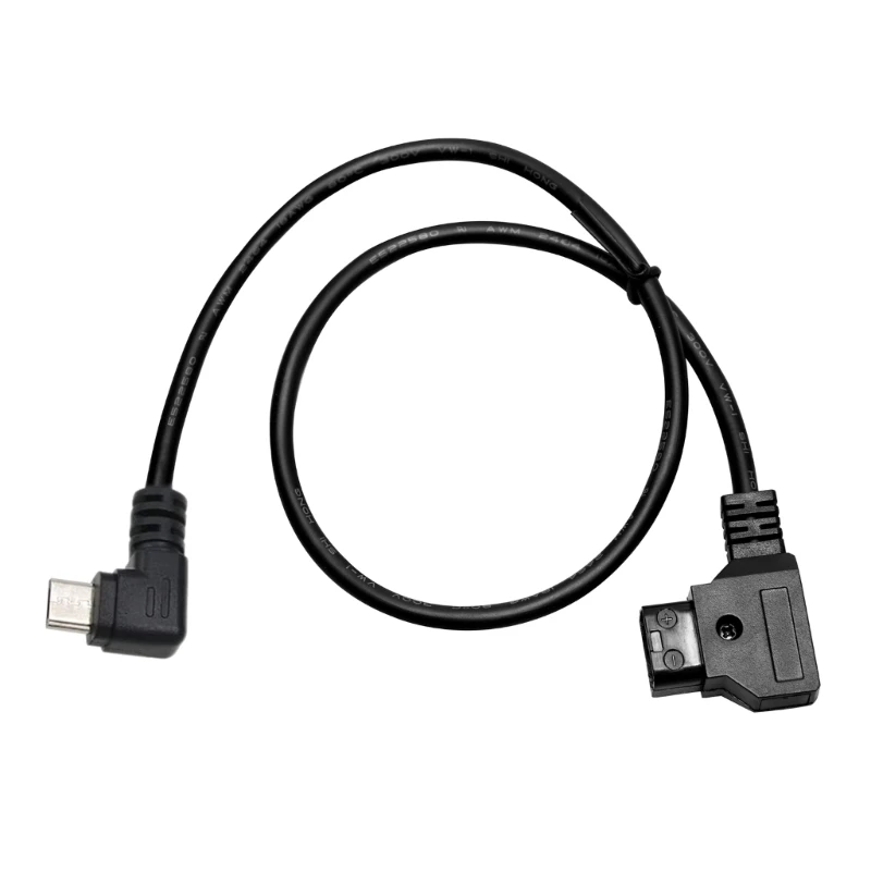 DTAP to USB C Camera Power Cable Convenient Power Connection Cord for V Mount Battery Extended Camera Functionality