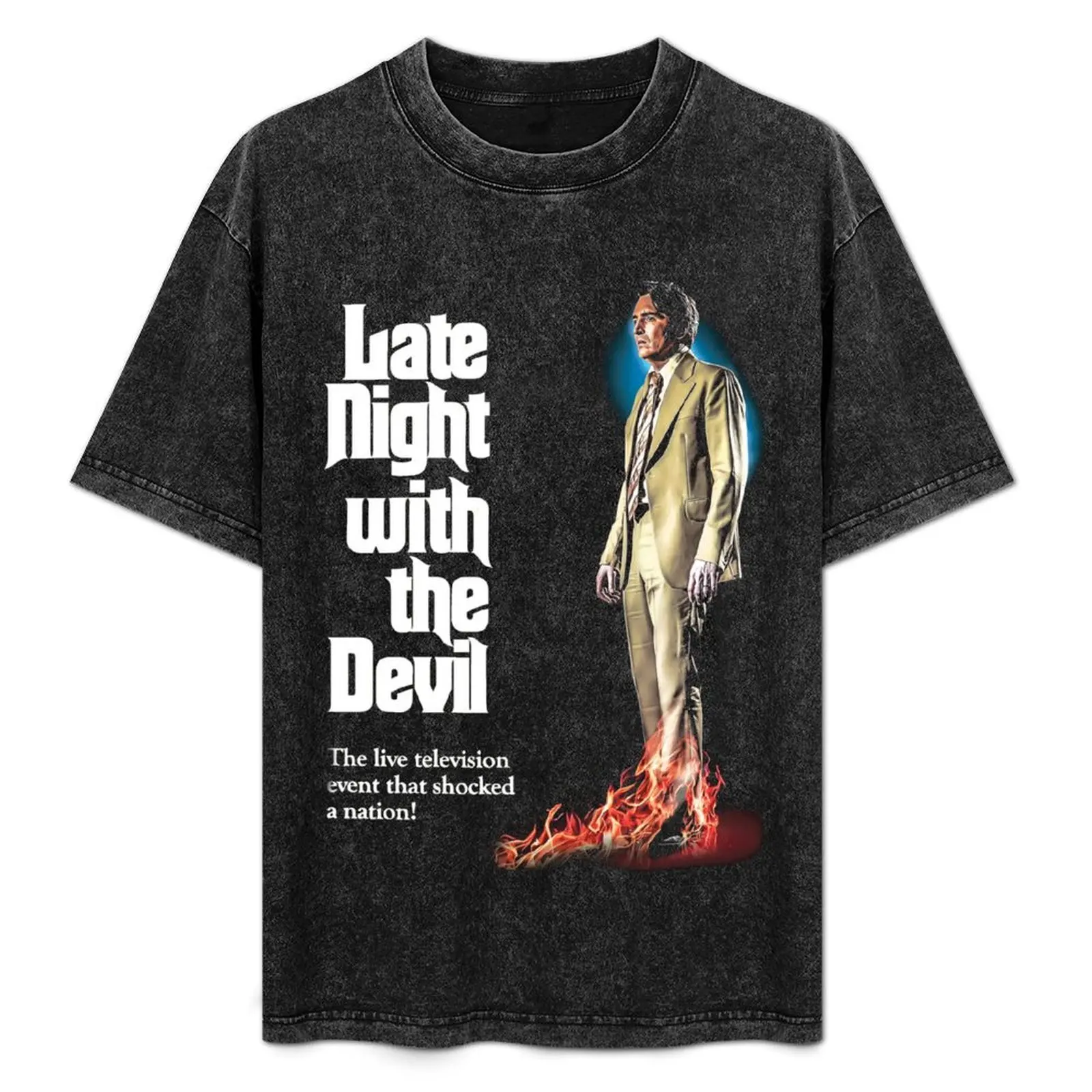 

Night With The Devil T-Shirt Big Size Loose Fit Tee Shirt