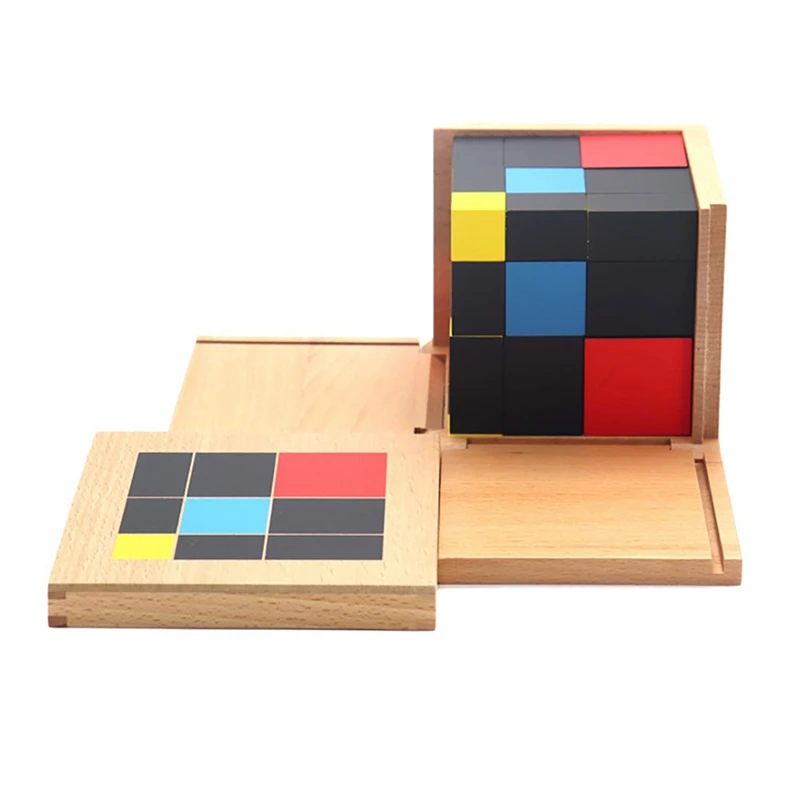 Early Learning Educational Toys Wooden Trinomial Square For Toddlers Preschool Training Learning Toys Great Gift