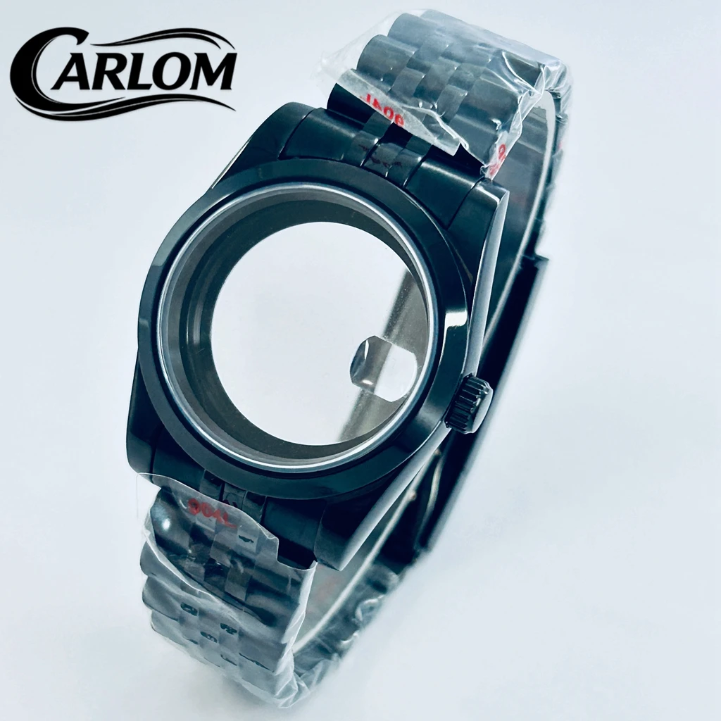 

36mm/40mm NH Watch Case For NH34 NH35 NH36 NH38 NH39 NH70 NH72 ETA2824 PT5000 Waterproof Sapphire Glass Jubilee Bevel Edge Bezel