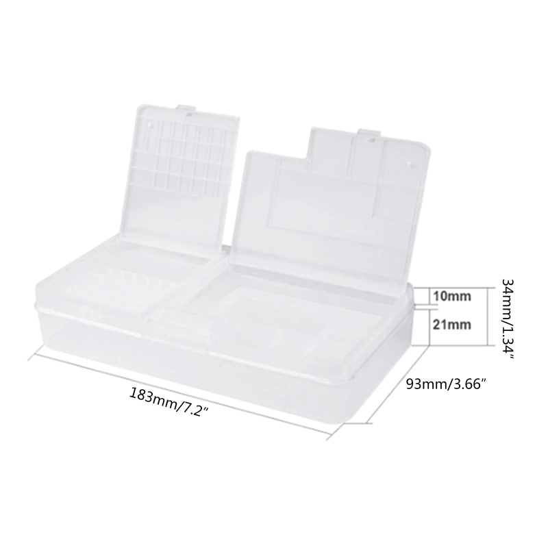 Lightweight Storage Box for LCD Screen Motherboard IC Chips Component Screws Container Cellphone Repair Dropship