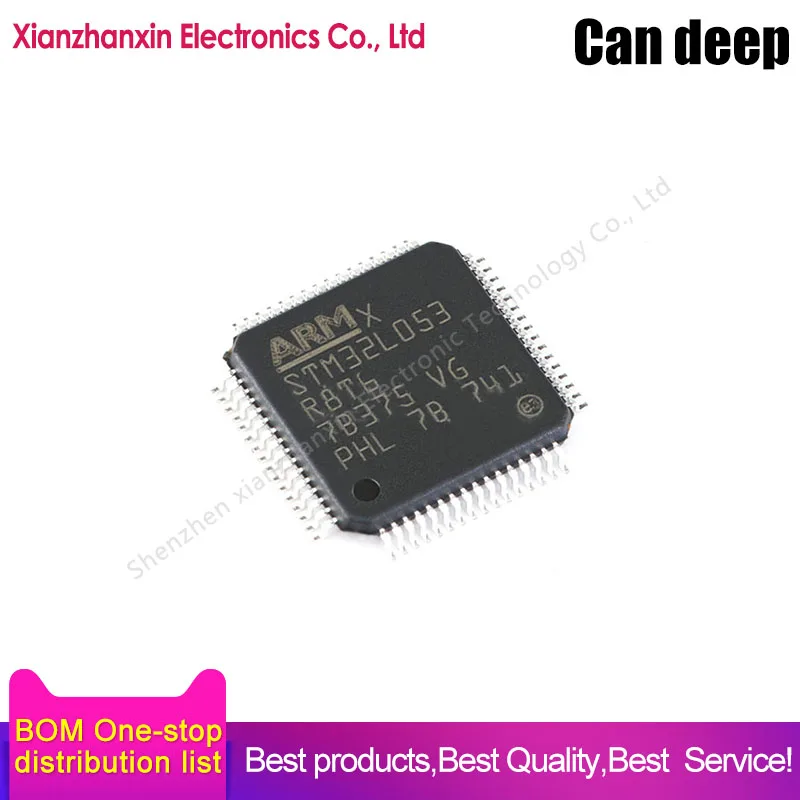 

1~5pcs/lot STM32L053R8T6 STM32L053 053R8T6 LQFP-64 ARM Cortex-M0+ 32-bit microcontrollers