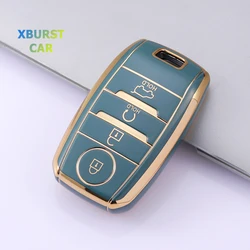 3/4 Buttons Shell Fob for Kia Optima K2 K3 K4 K5 Sportage Cerato Rio Picanto K2 Soul Sorento Ski Sedona TPU Car Key Case Cover