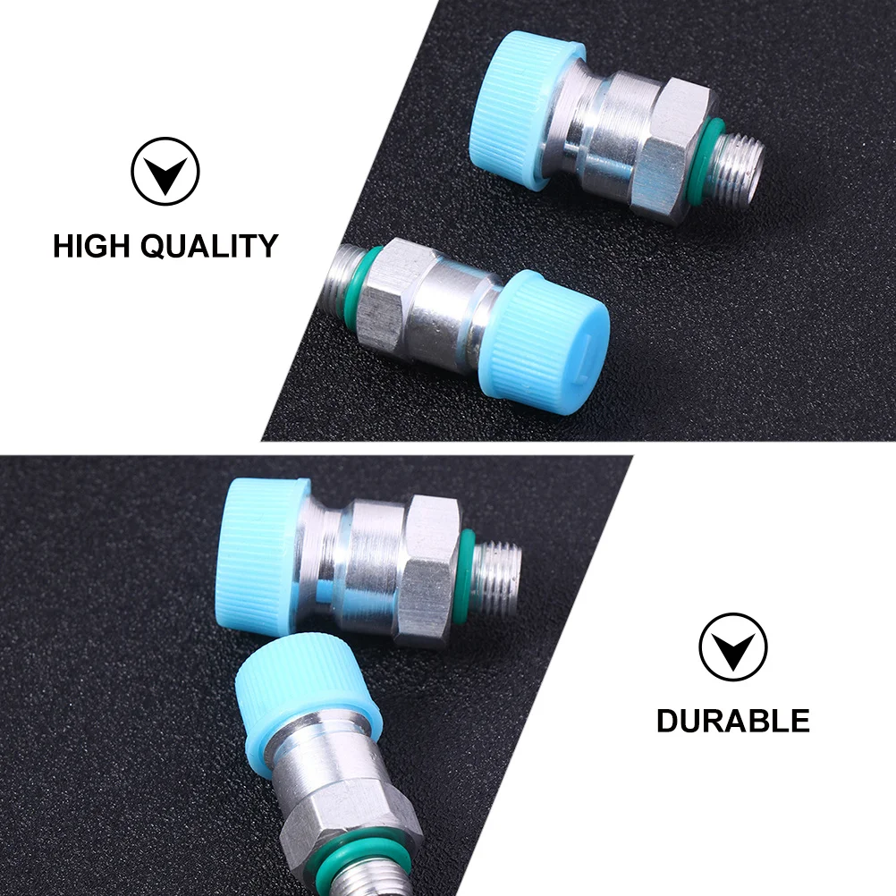 

4Pcs High-Quality Air-Conditioning Filling Valve Sturdy Oil-Resistant for Automotive Ac Repair Refilling Head Refilling Valve
