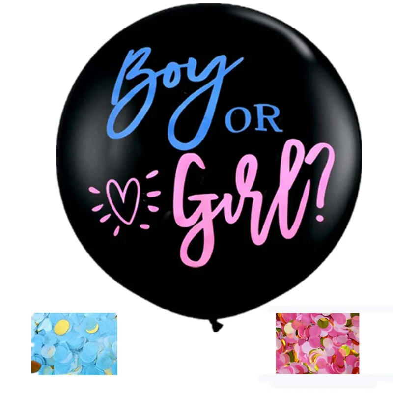 

36 Inch Boy or Girl Gender Reveal Balloon Set Home Baby Room Party Arrangement Gender Reveal Celebration Decoration Supplies