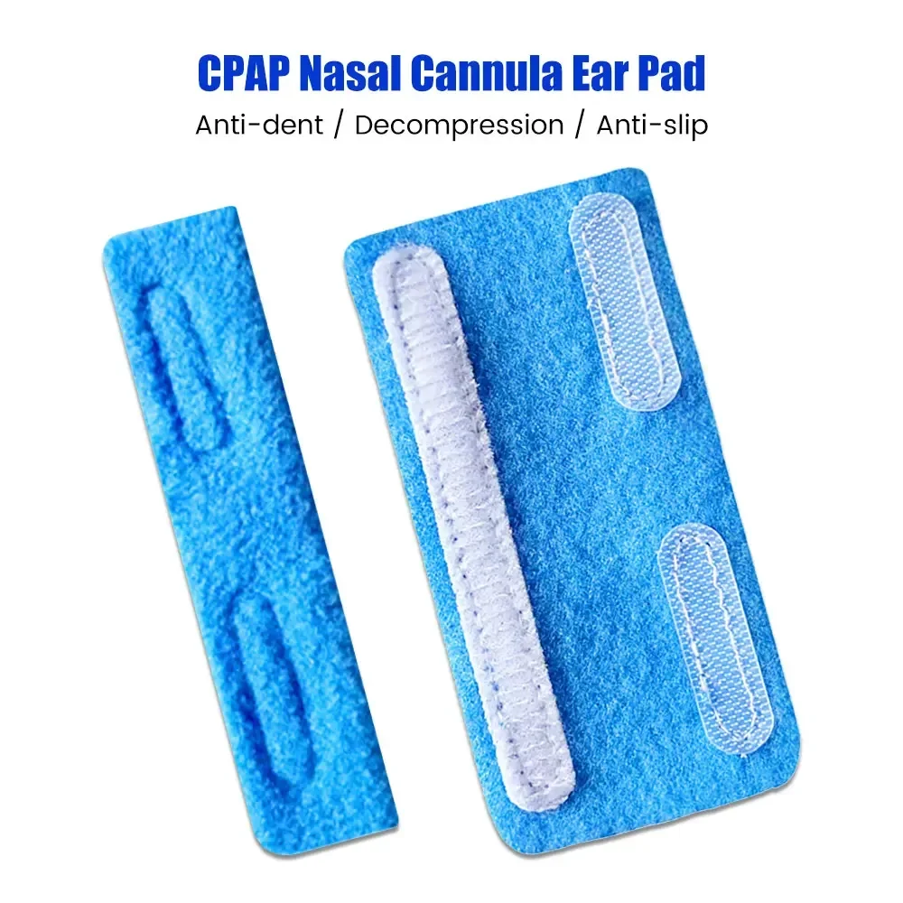 Nasal Cannula Ear Cushions Pad Cannula Face Soft Cover for Oxygen Users Relieve Ear and Prevent Cheek Indentation Discomfort