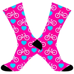 Unisex Socks Retro Styled Bicycle Bike Mountain Stuff Comfortable Road Cycling Socks Spring Autumn Winter Best Gifts