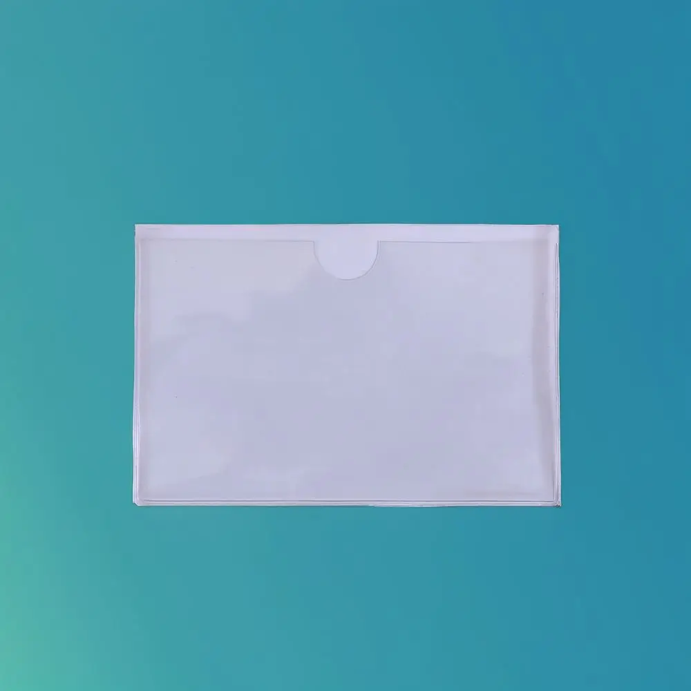 Clear Adhesive Pouch For Label Insertion Warehouse Shelf Bin Marker Organization Storage Tagging Holder System - view 4