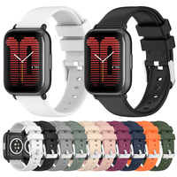 20mm Silicone Strap Soft Silicone Band for Huami Amazfit GTS 4/2 Mini GTS 3 2e for Amazfit Bip 3 Pro/Bip 3/ Bip U/Bip/Bip Lite
