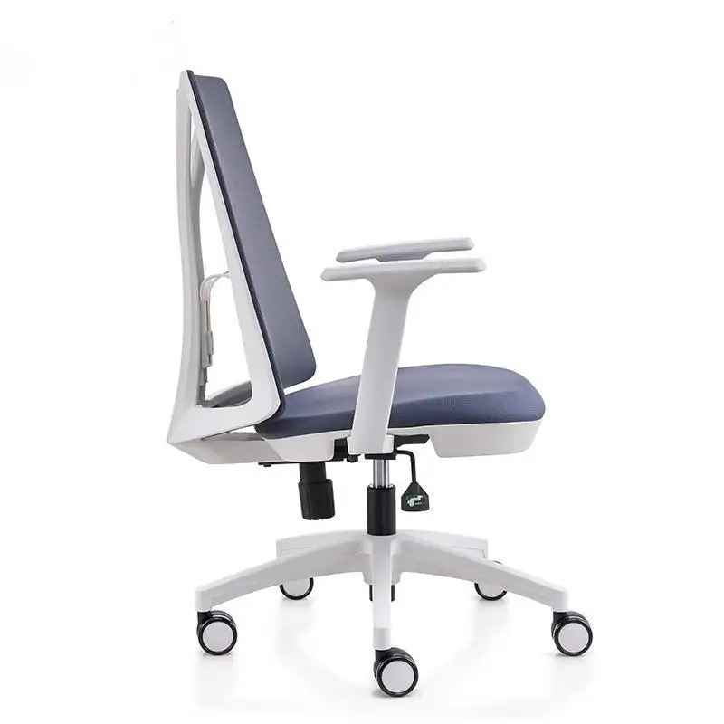 Lawyer's Office Fixed Armrest Conference Middle Back Staff Training Nylon Foot Computer Designer Chair