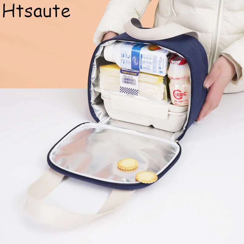 

New Lunch Bags for Women Reusable Insulated Lunch Box Quilted Puffer Tote Leakproof Durable Multi-functional Insulated Bag