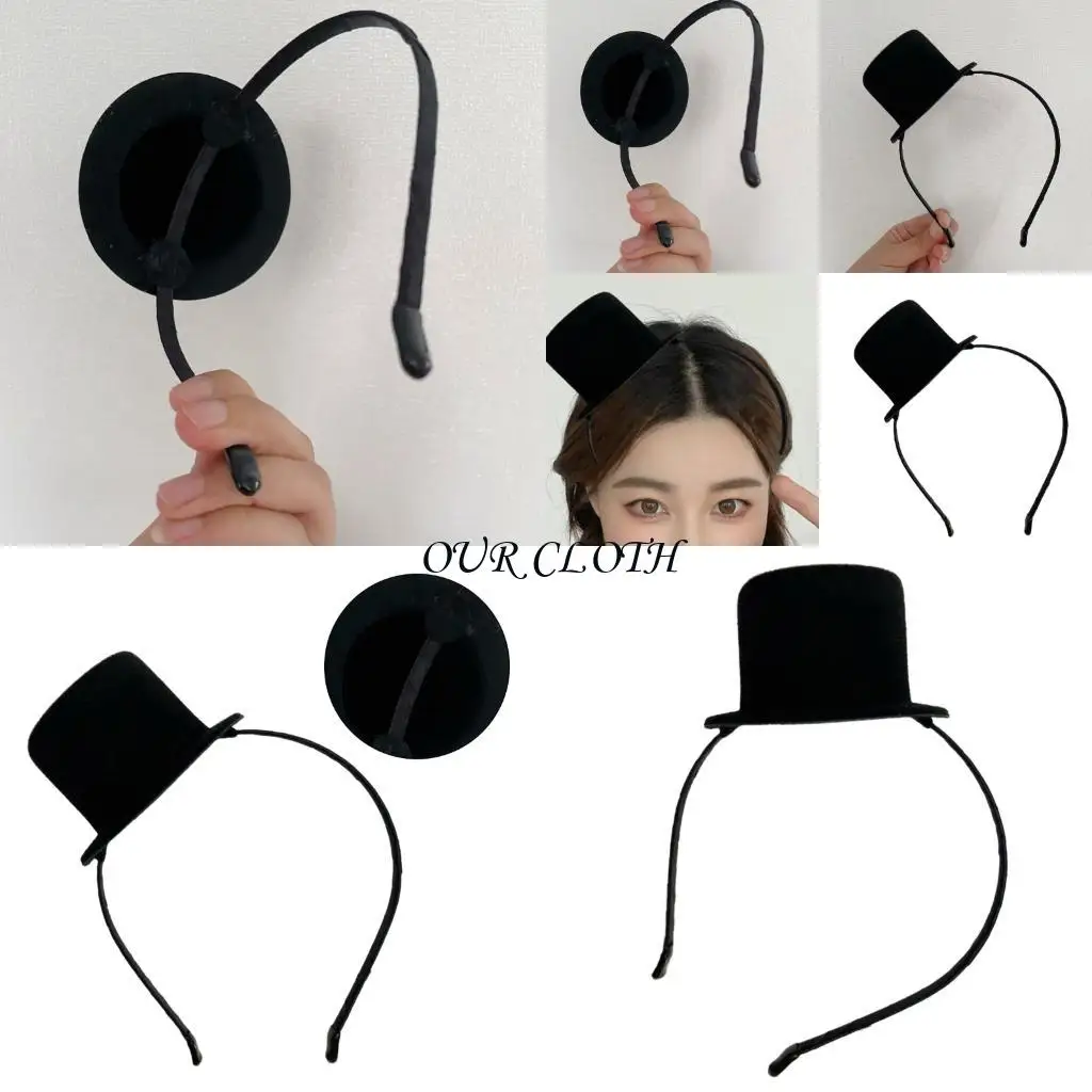 

Novelties Womens Mini Top Hat Headband Teas Party Headpiece Fascinator Headwear Y1AC