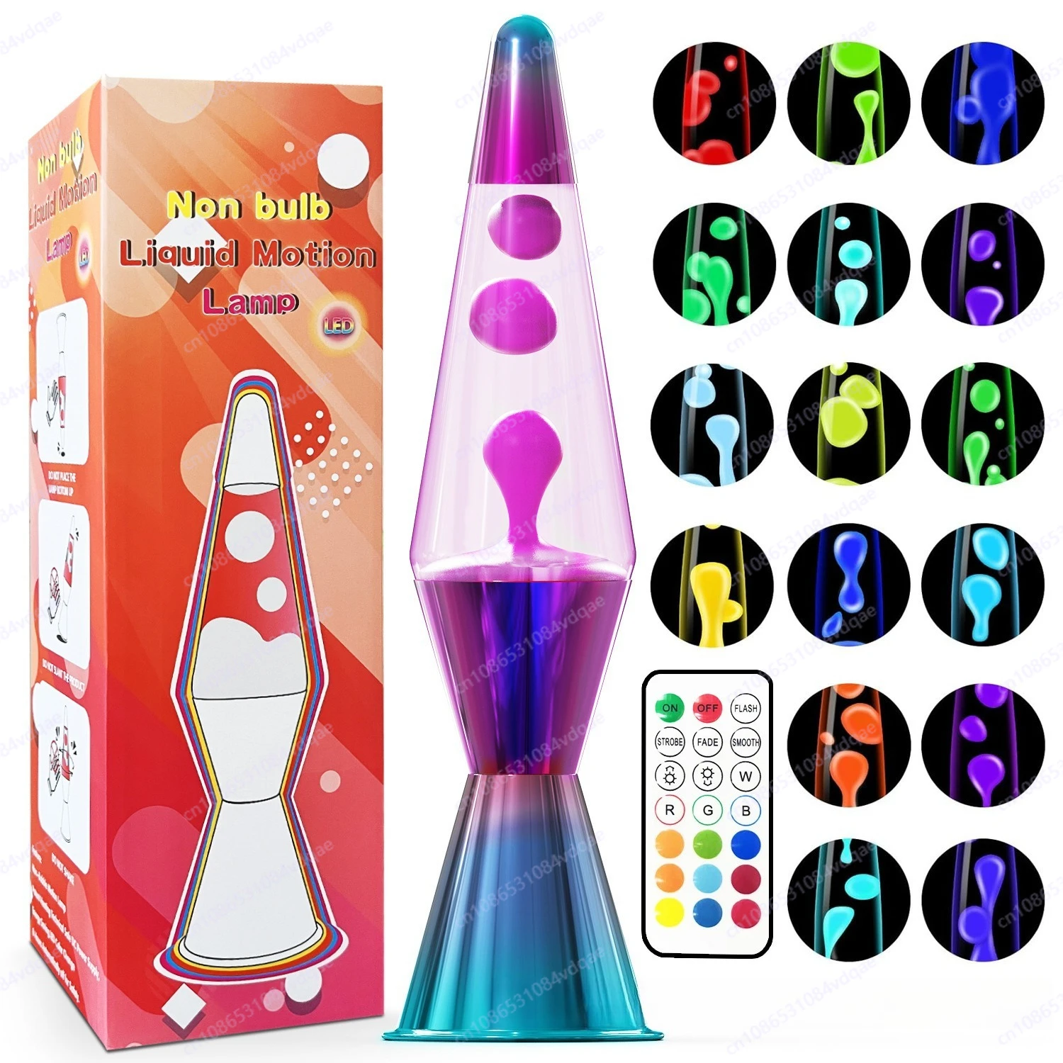 

16-дюймовая восковая лампа, украшение для дома, ночник, окружающий свет для гостиной, спальни, креативная светодиодная лава