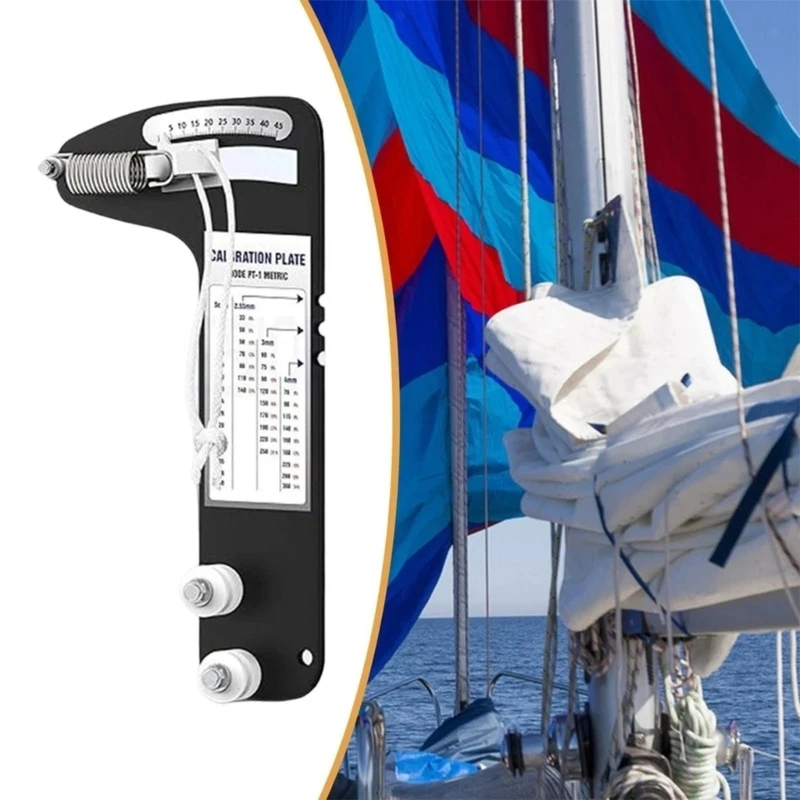XA6H Manual Wire Tension Tool for Boat Standing Wire Maintenance, Handheld Spring Tension Meter with 3/32 in 1/8 in 5/32 in