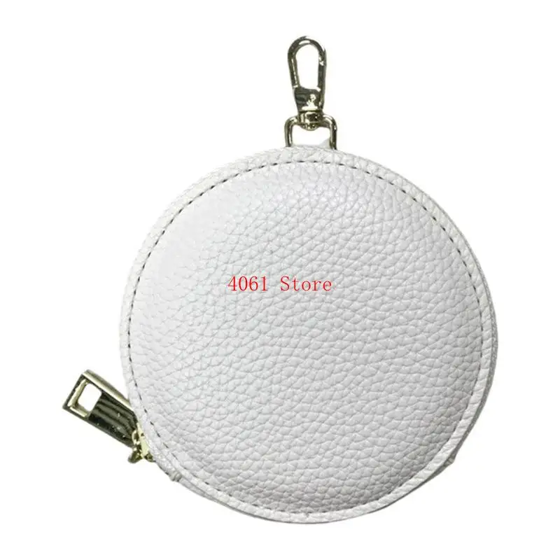 علبة عملة دائرية أنيقة مع محفظة محفظة الأموال النقدية المحفظة #1