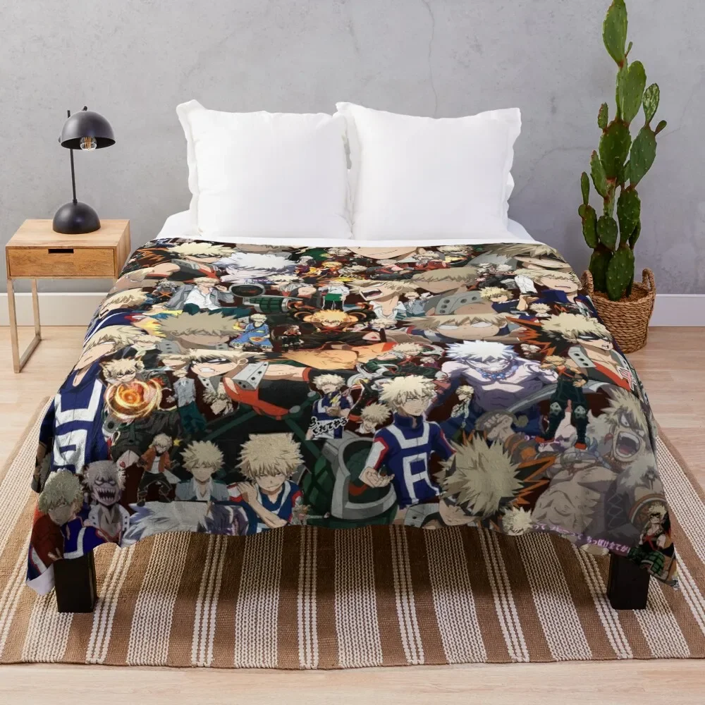 do you truly love bakugou katsuki Throw Blanket Thermals For Travel Camping Luxury Brand Blankets