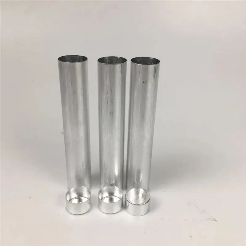 100Pcs/lot 25mm*45mm 75mm 85mm 95mm Lab Materials Empty Cartridges For Making Dentures Teeth Mold lab Aluminum Tubes Cartridges