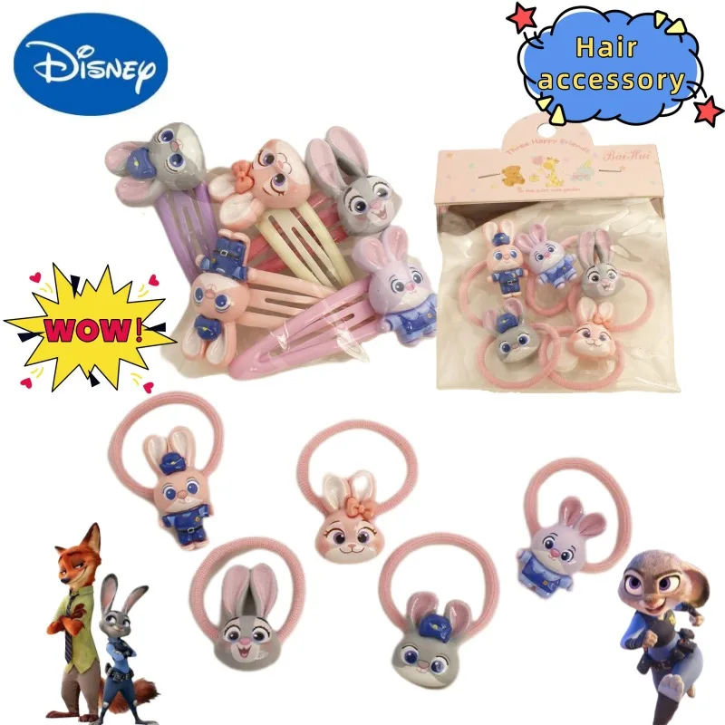 

Новый Дисней Джуди Ник, милая заколка для волос для девочек, кавайная заколка для волос для девочек-подростков, заколка для челки с персонажем аниме, декоративный праздничный подарок
