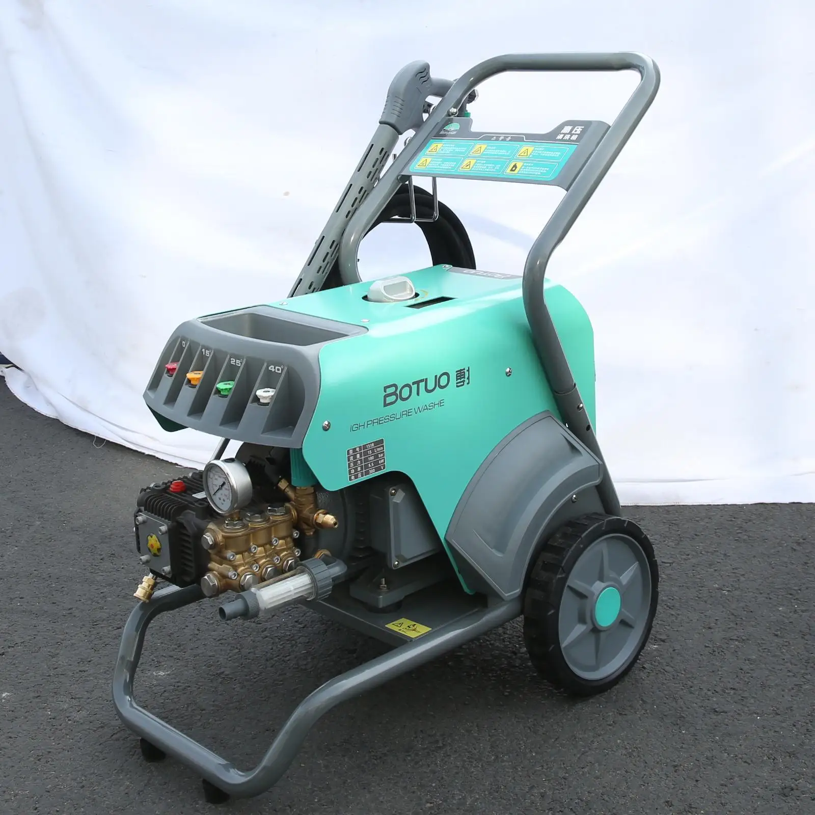 7.5kw FK Commercial Clod Water Electric Motor Botuo High Pressure Washer Electric Cleaning Machine