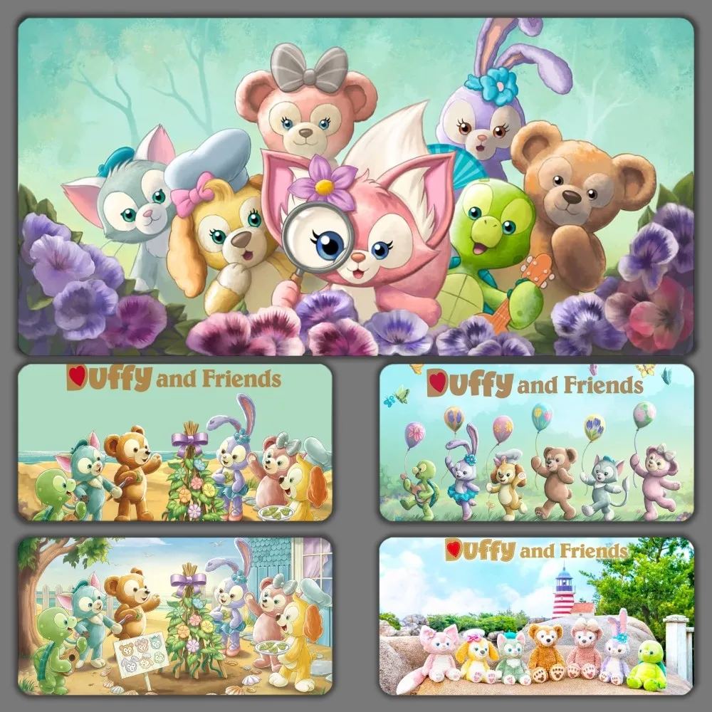 

Коврик для мыши BEAST KINGDOM Duffy and Friends, большой игровой компьютерный игровой коврик для мыши и клавиатуры