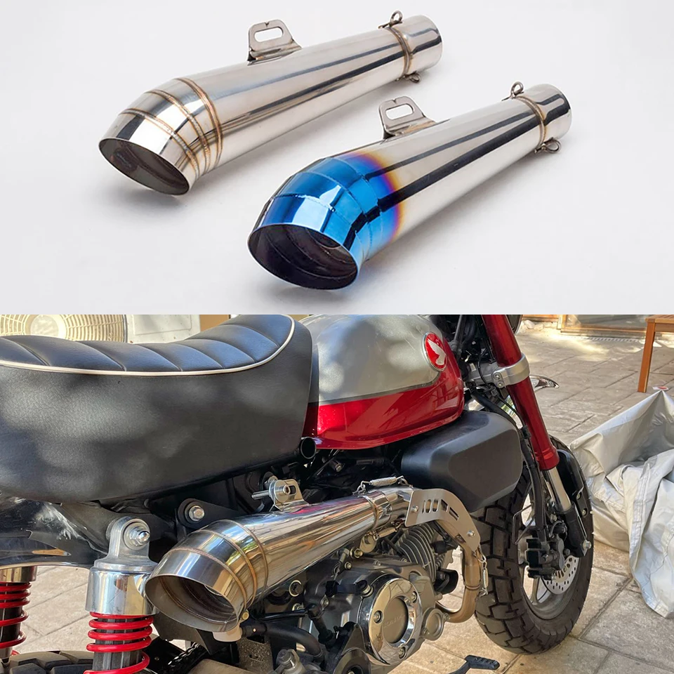 

motorcycle GP exhaust with DB killer muffler Grom MSX125 REBEL 300 MONKEY 125 NINJA400 W800 Z900 RC390 R1