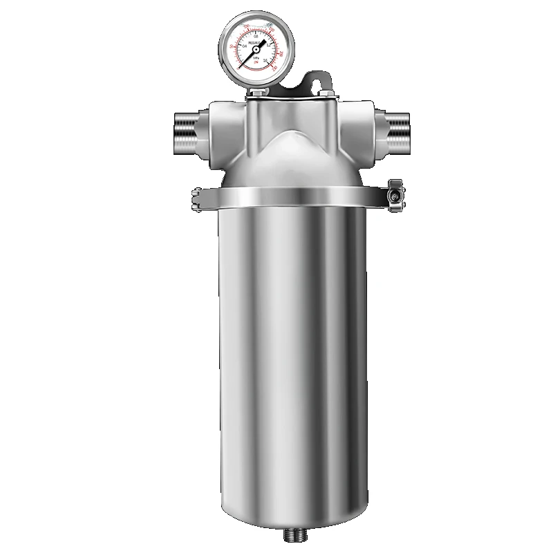 1.5-inch 1-inch DN4050 stainless steel pre filter with large flow rate from the entire house to the industrial main inlet pipe