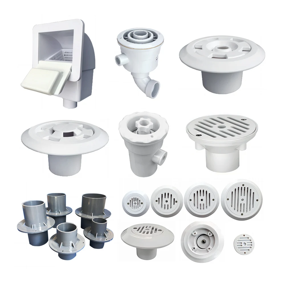 Swimming Pool Accessories Plumbing Fittings Including Return Nozzle Eyeball V Jet Wall Conduit Main Drain Cover