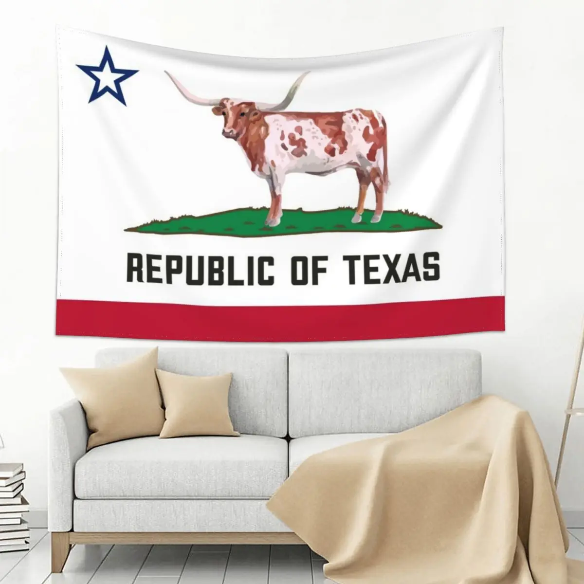 

Republic of Texas Tapestry Nordic Home Decor Wall Hanging Wall Tapete For The Wall Decoration For Rooms Tapestry