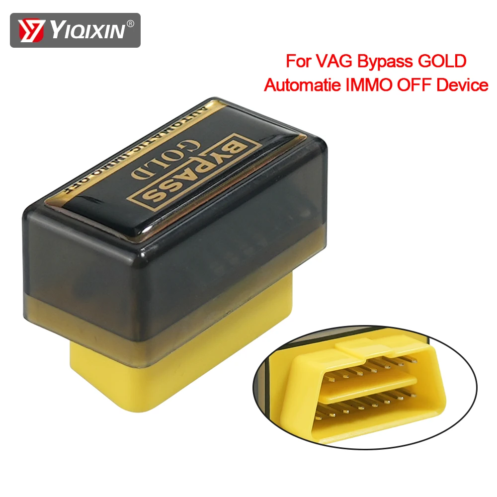For VAG Bypass Gold Automatic IMMO OFF OBD2 Emergency Start Device For Audi Seat VW Plug and Start Repair Car Diagnostic Tool