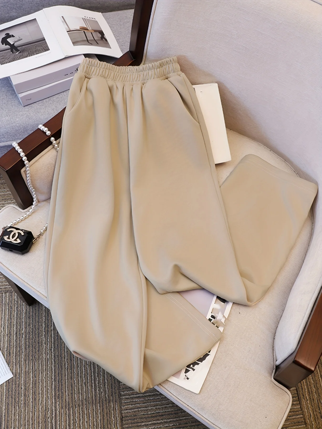 Meilade レディース カジュアルスタイルの服装 春と秋の新作ファッション フード付き薄手スウェットシャツ 無地 ツーピースセット レディーススポーツウェアセット 春と秋の新作カジュアルファッション ツーピーススウェットシャツ ヨーロッパスタイル 小柄な女性に人気