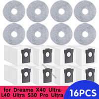 Dust Bag Compatible For Dreame Bot X50 Ultra X40 Ultra L40 Ultra X30 Ultra L10s Pro Ultra S30 Pro Ultra Accessories Mop Cloth