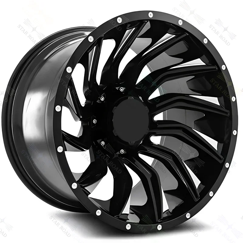 

RCSR Custom Modified Car Rim Deep Dish Negative Et Aluminum Alloy Forged Wheel 15 16 17 Inch 4x4 Off Road Concave Rims SUV Truck