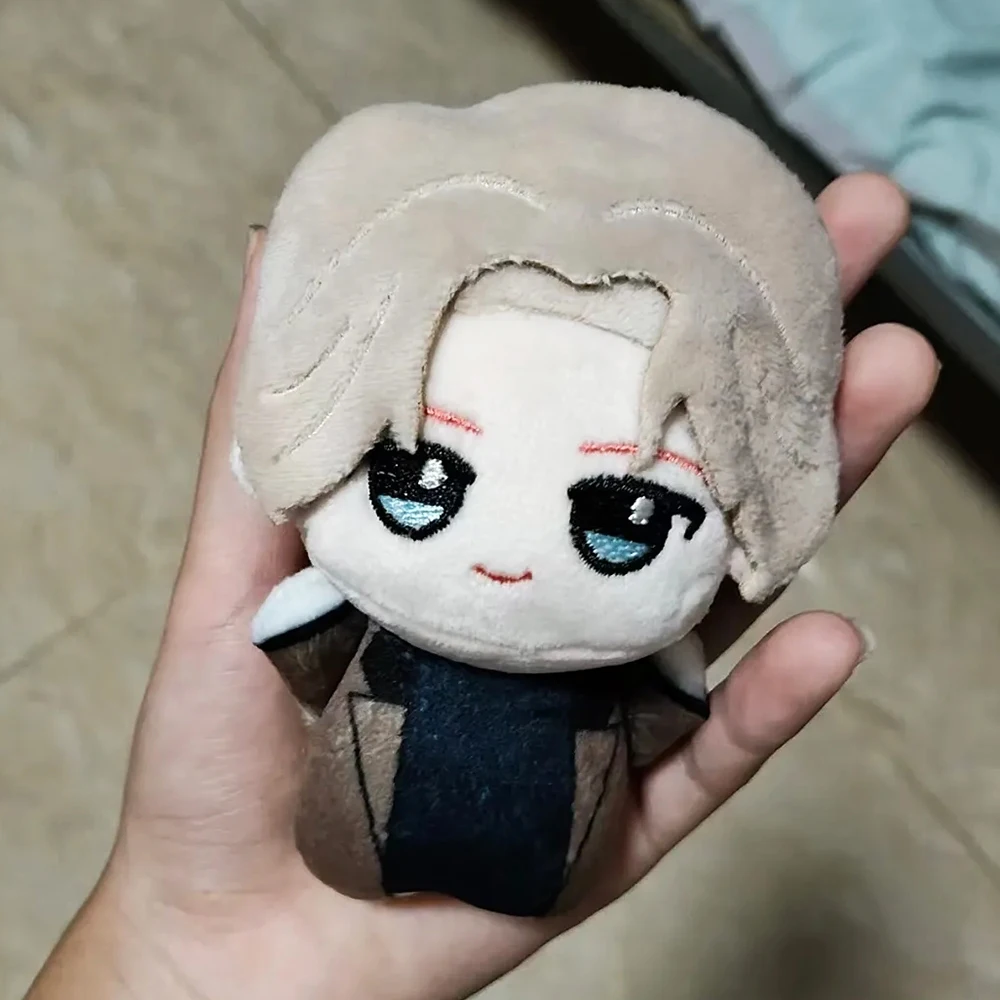 Anime MONSTER Johan Liebert Cosplay Keychain Cartoon Cute Plush Cotton Doll Backpack Pendant Keyring Accessories