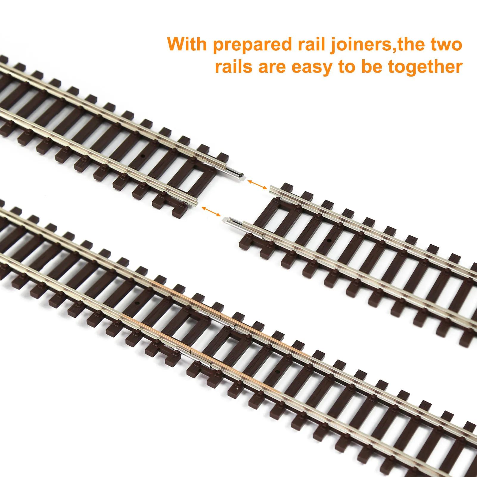 Evemodel Model Trains HO Scale 1:87 Straight Curved Track Copper-Nickel Rail Code 100