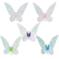 Butterfly Fairy Wings Costume Women Girls Sparkle Princess Angel Wing for Halloween Party Favor Cosplay Costume Dress Up Props