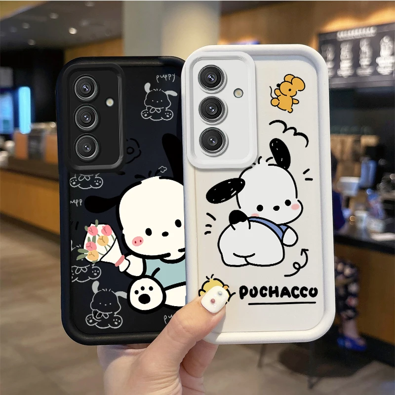 New Sanrio Pochacco Phone Soft Case for Samsung Galaxy A35 A34 A33 A32 5G A31 A30 A24 A23 A22 A16 A12 A06 A03 M55 Silicone Cover