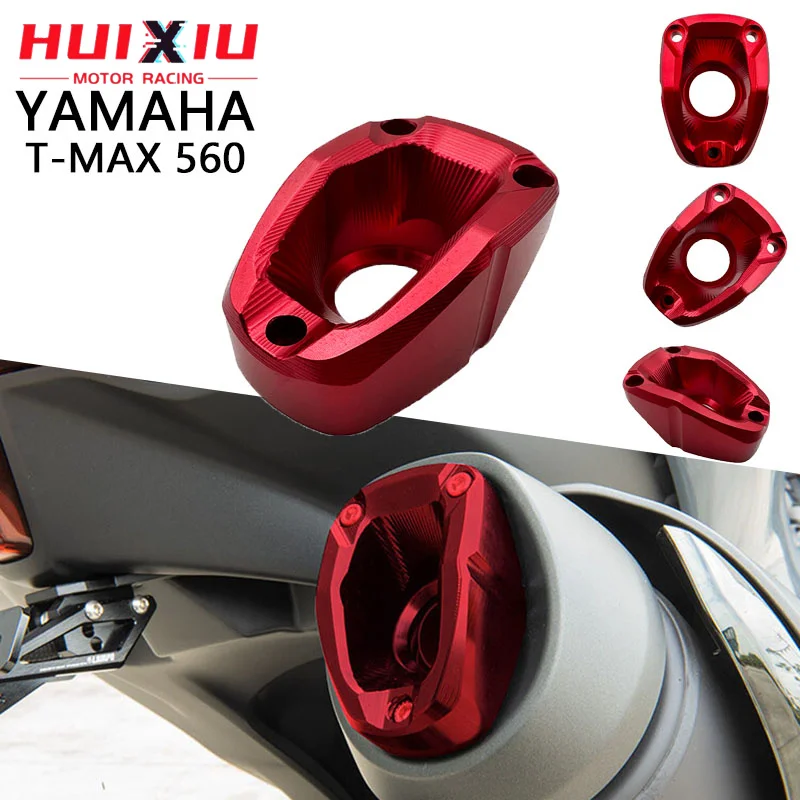 

Аксессуары для мотоциклов, алюминиевый глушитель для трубы, глушитель выхлопной наконечник, Защитная крышка для YAMAHA TECH MAX TMAX560 T-MAX 560 T-MAX560 2020-2024