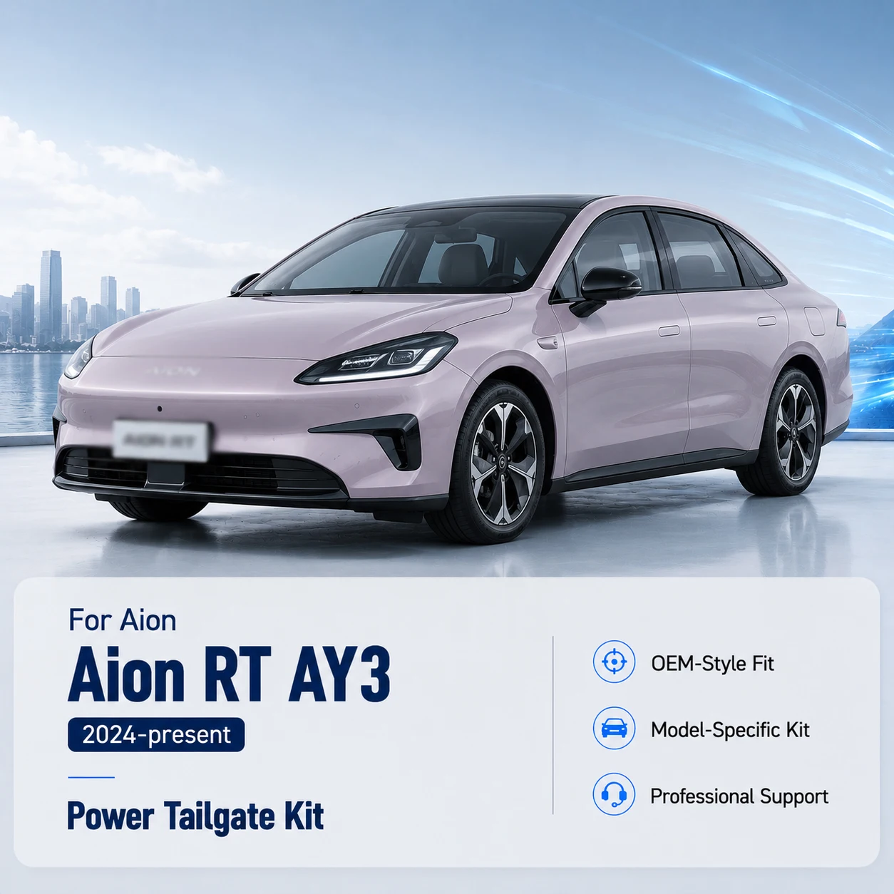For Aion RT AY3 2024-present Electric Tailgate Lift Kit Kick Sensor Anti-pinch Auto Power Trunk Wireless Remote