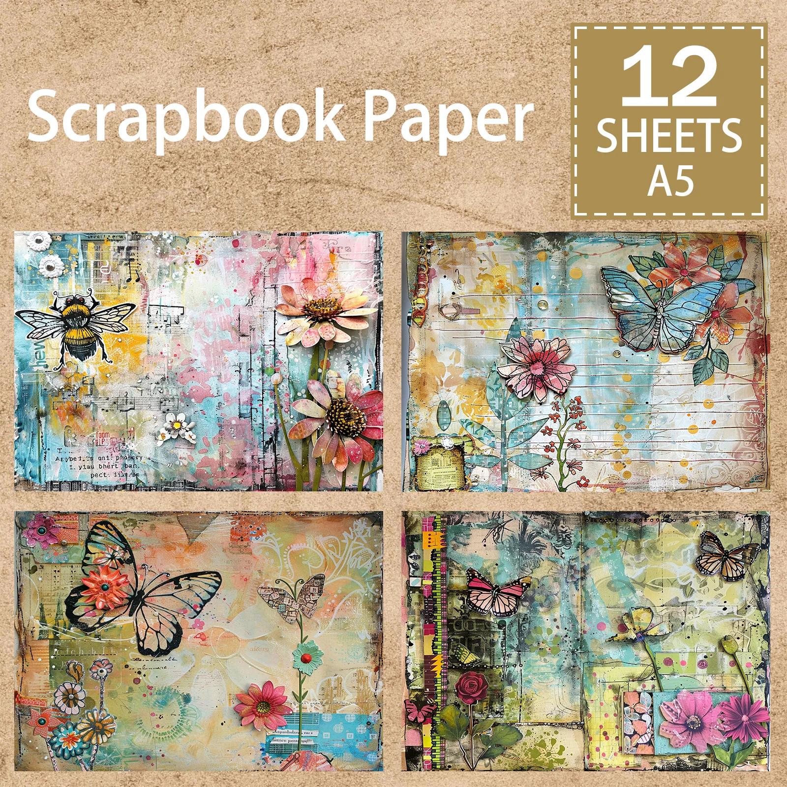 12 Sheets A5 Size D…