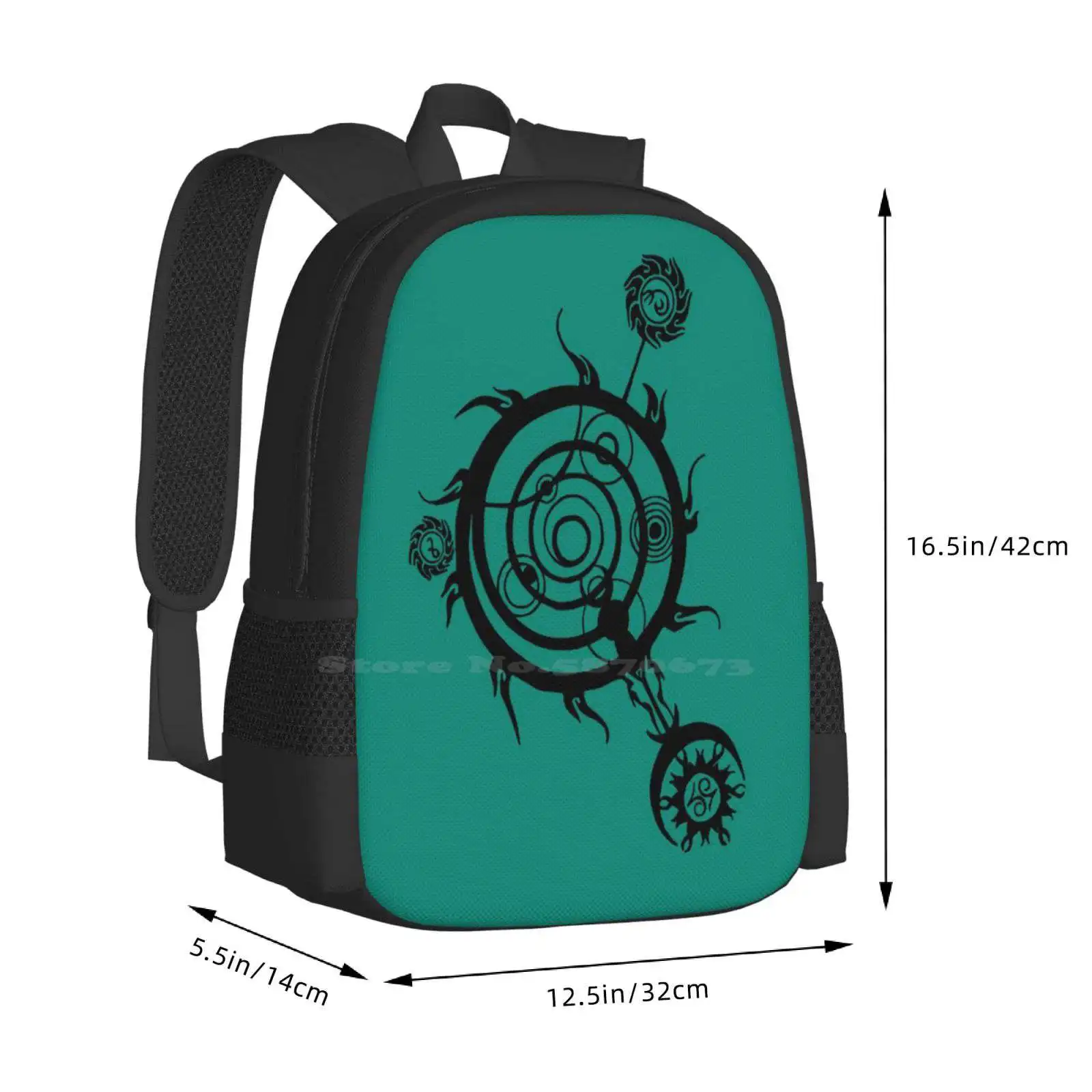 Oghma Infinium Hot Sale Schoolbag Backpack Fashion Bags Dragonborn Dovakiin Imperial Legion Tamriel Gaming Cyrodiil Games Tes4 image 3