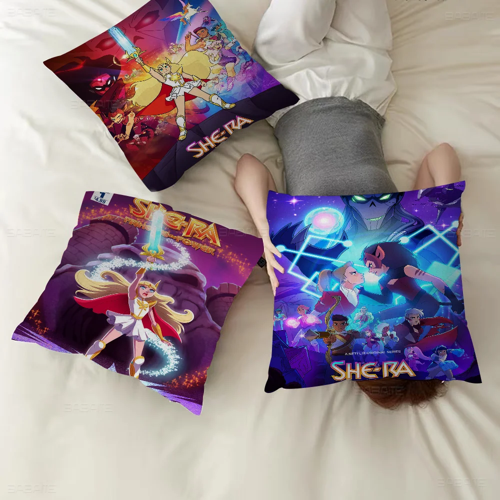 

She Ra And The Princesses Of Power Office Cushion Pillowcase Car Cushion Cover45X45CM Lumbar Pillowcase Sofa Pillowcover