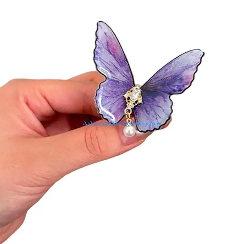 

573B Butterfly Hair Clip 2000s Hairpin Sweet Balletcore Bunches Hair Clip