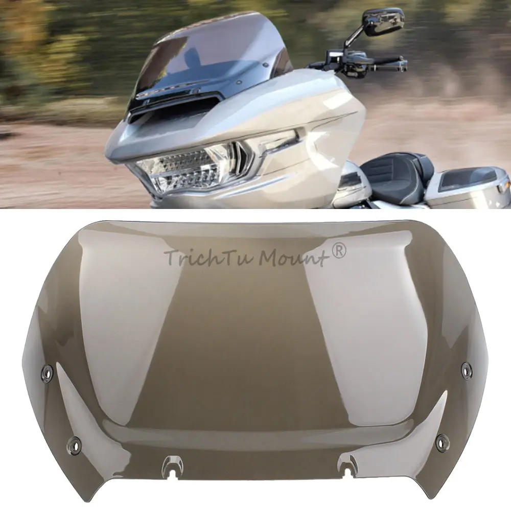 

Motorcycle Windscreens Wind Deflectors For Harley-Davidson Road Glide Cvo/Se Fltrxse Fltrx Cvo/St Fltrxstse 2023-Later Light Tea