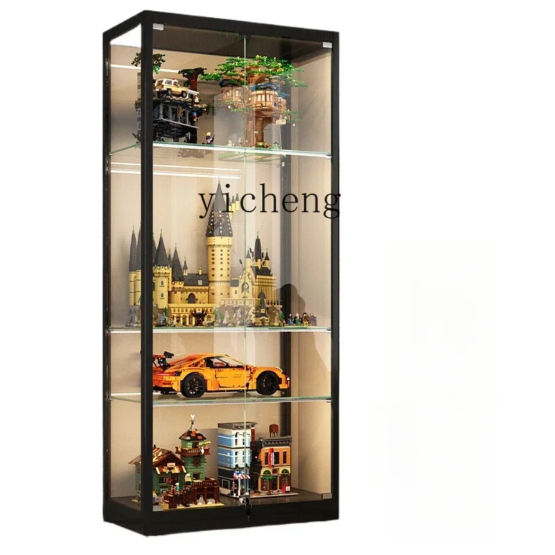 l2 dust-proof figure display cabinet model Gundam display household building block storage cabinet shelf