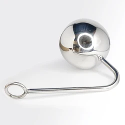 Stainless Steel Metal Anal Hook Anal Ball Butt Plug Adult Prostate Massager Anus Buttplug BDSM Sex Toys For Women Men Couples