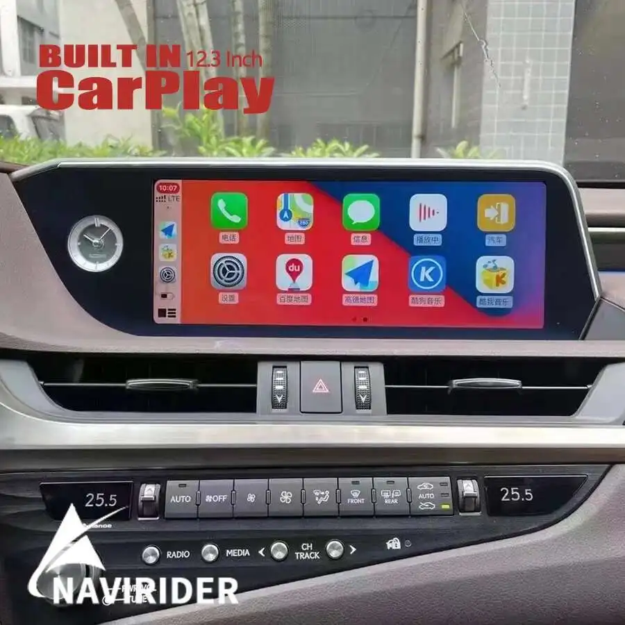 12.3インチAndroid 14 CarPlay対応レクサスES ES350H ES250 ES350 ES300H 2018-2022年式車用マルチメディアビデオプレーヤーヘッドユニットGPSステレオ