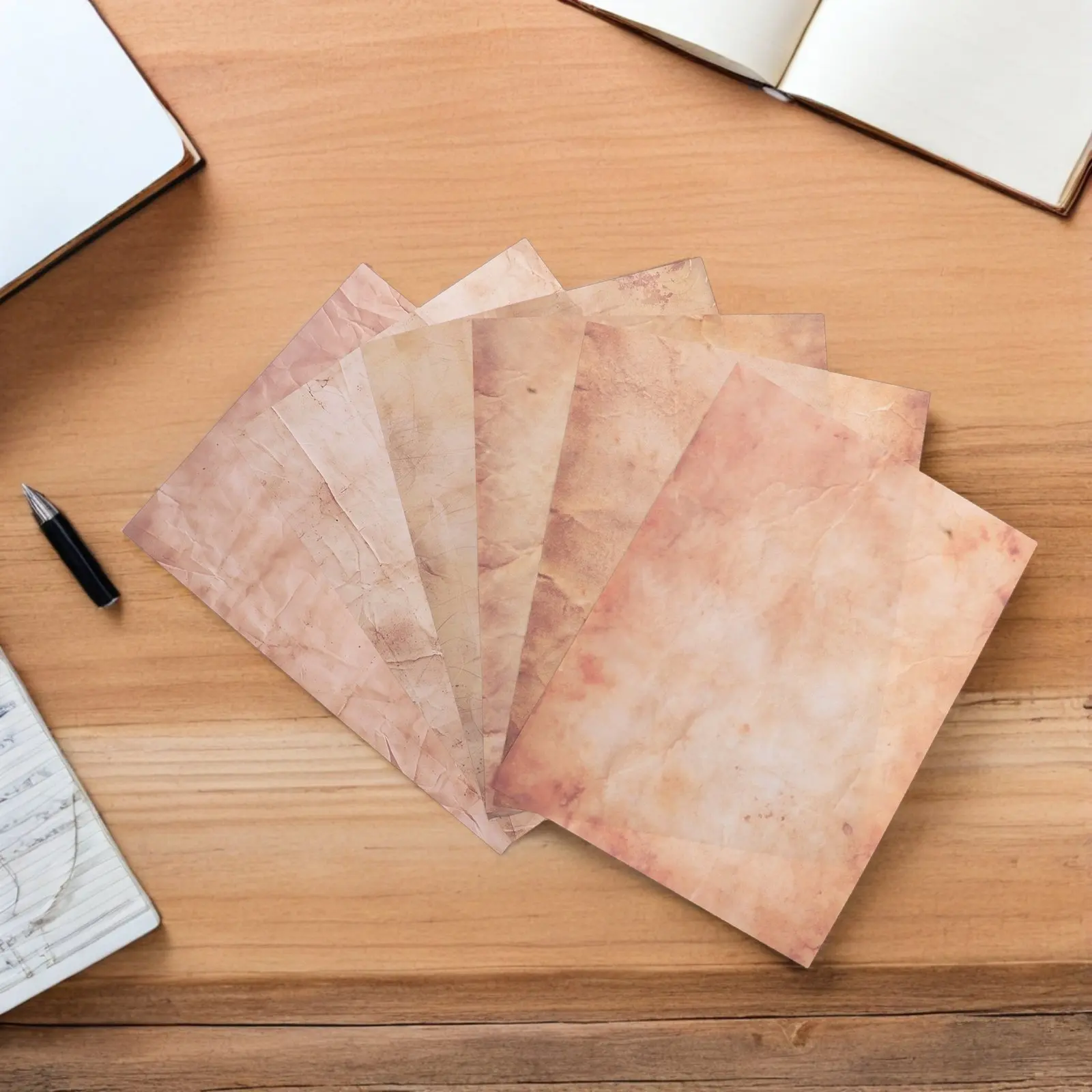 

48 шт. винтажной бумаги формата А4, двусторонняя, для скрапбукинга, приглашений, рукоделия, сертификатов