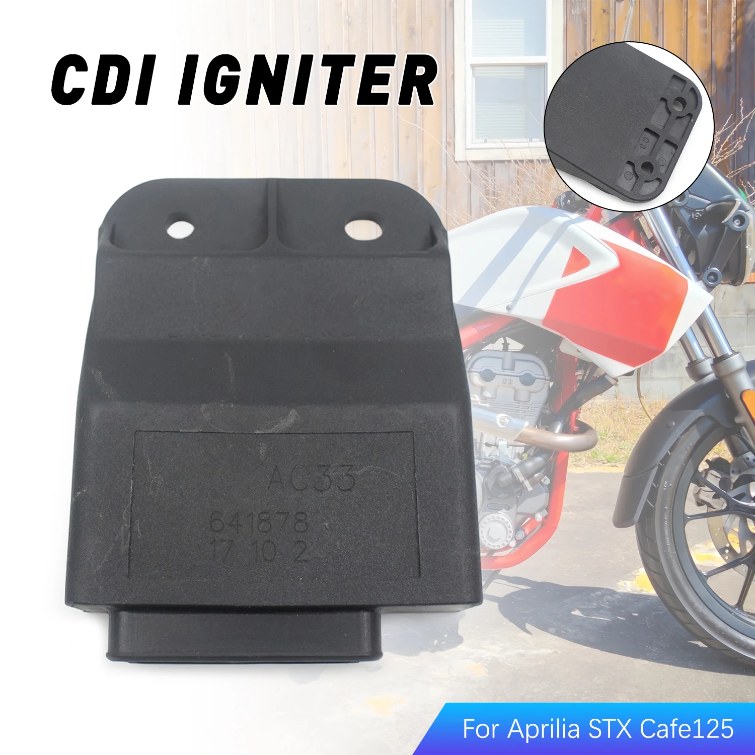 For Aprilia STX Cafe125 High Performance Motorcycle CDI Igniter Ignition Module Engine CDI Box Unit Spark Control Replacement